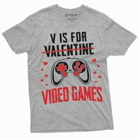 Valentinovo smiješno igrač majica v za video igre Gaming Boyfriend Valentine