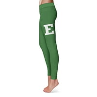 Ženski zeleni istočni Michigan Eagles plus veličina solidne joge gamaše