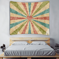 Boemian Sun Tapisestry, klasična pozadina za home tapiserija za tapiserija zid viseći za dekor sobe,