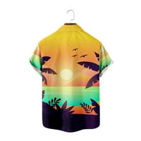 Havajska majica za muškarce Muški ljetni modni havajske majice kratkih rukava