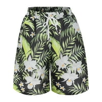Capri pantalone za ženske kratke hlače Ljeto udobno plaže kratke hlače elastični struk cvjetni print