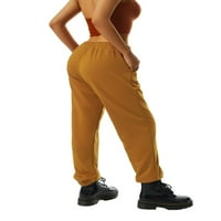 Seyurigaoka Žene Juniori Jesenske duge hlače, čvrste elastične sportske sportske pantalone sa visokim