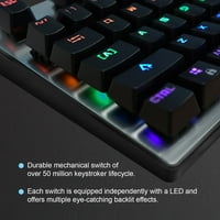 Mehanička igračka tastatura - RGB pozadinsko osvetljenje, Clicky, Kailh Blue ili Crni prekidači