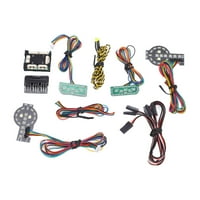 Ymiko Rc Car Lightling Kit, LED rasvjetni sustavi, LED set za rasvjetu upravljač Flash svjetlo za ploču