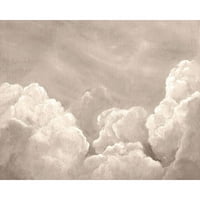 Chandler, Sharon Black Modern Modern Framed Museum Art Print pod nazivom - Oslikani oblaci II