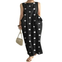 Haite Dame Long Maxi haljine Kaftane ljeto plaže Sundress cvjetni print Spremnik haljina za odmor za