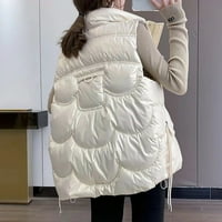 Floleo Clearance bavi zimskim kaputima za žene Jakna za žene džepne prsluk zimske bez rukava odvojite