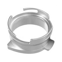 Prašak za kafu primanje doziranja lijevka prstena sa kafe posude za kuhanje Portafilter Tamper Kafe pribor zamenjeno srebro
