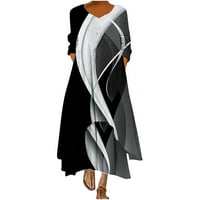 Mrat Ljetne haljine za žene Trendy Casual okrugli vrat zamotane Hladne haljine Spaghetti remenske haljine
