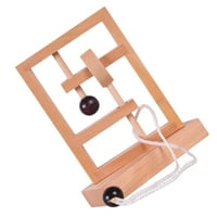 Hemoton igračka za djecu klasičnu drvenu mozak teaser nizu puzzle topology igra igračka trodimenzionalna prostorna otopina užad poklon kutija