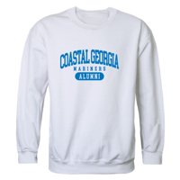 College of Coamolal Georgia Mariners Alumni Fleece Crewneck Pulover Duweatshirt