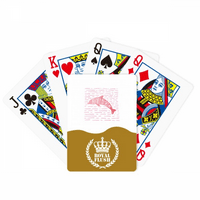 Ocean Delphins Skoči slobodno kraljevsku igru ​​poker igračke kartice