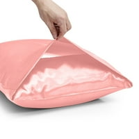 Satenski jastučnica za kosu i kožu, jastučnice standardne veličine set 2, luksuzni i meki satenski jastuk