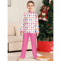 Dječaci pidžamas božićni pjs set hlača Pogodnosti za djecu za spavanje organskog pamuka