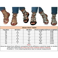 Fangasis ženske prozračne visoke rasisne sandale odmore lagane otvorene nožni prst Rhinestone Casual Comfort Back patent zatvarača Butterfly crni 6