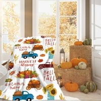 PXIAKGY Jesen pokrivač za zahvalnost Jesen Plušaj jesen ukras vune plišani piknik pokrivač za odmor