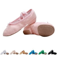 Ženske cipele za ples mekano snimljene cipele s baletnim cipelama Sandale plesne casual cipele Sandale prirodne žene dame cipele sa lukom potpornice Žene Ležerne bas za cipele