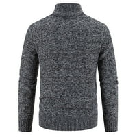 Mafytytpr Veliki i visoki muški zimski džemperi čišćenje muški zimski dugi rukav džemper sa okruglim