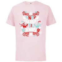 Disney Noćna mora prije Božića nema spavanja do Xmas - pamučna majica kratkih rukava za odrasle - prilagođene-meke ružičaste