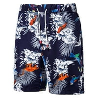 Muške kratke hlače Ležerne prilike za ljeto 芒聙聶 S Ljeto 2-komadno plaža tiskane majice kratkih rukava