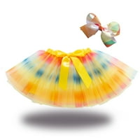 Djevojke Ballerina Tutu suknja Mini suknja Nasledna suknja Toddler Girls Cute Party Dance Kostim Duinbow