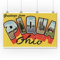 Piqua, Ohio - velike scene slova