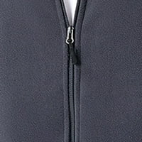 Zimska stilska nova casual modna mena zadebljana topla janjeća janjeća štand pamuk štand odgovara džemper kaputi sivi 6