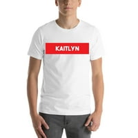 Nedefinirani pokloni S Super Crveni blok Kaitlyn Short rukava pamučna majica