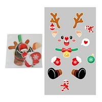 Snowman Hladnjak Magneti Božićni ukrasi Naljepnice Magnet Xmas Odrezi za odmor