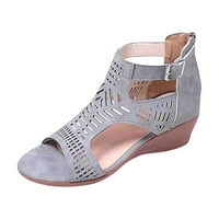 Guzom Žena Ljetne sandale Clearence Ležerne prilike ravne obloge Sandale Otvori nosač za gležnjeve cipele