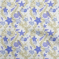 Onuone viskoza Šifon ljubičasta tkanina plaža zvijezda i ljuljavac DIY odjeća prekriva tkanina za ispis