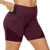 Ženske kratke hlače za vježbanje visokih struka Biker joga trčanje Kompresioniranje Shorts Ležerne prilike