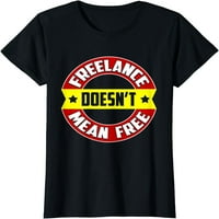 Dizajn freelancera za samozaposlene radnike - srednja besplatna majica