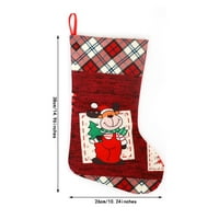 Vatrena prodaja božićne čarape poklon torbe božićni ukrasi ukrasi čarape bombona