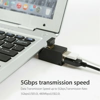 Port USB čvorište Velika brzina Splitter utikač i reprodukcija autobusa, USB čvorište za MacBook, Mac