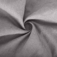 Ljetni V izrez za žene Loase Revel majica s dugim rukavima Široke pantalone pamučne posteljine jeseni
