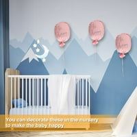 Toorise Crtani pamučni zidni dekor 24x balonski oblik viseći zidni umjetnički nordijski stil pozadinski