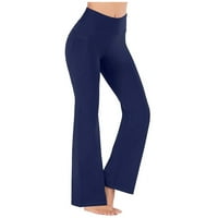 Teretne hlače Žene Visoko struk vježbanje tajice Fitness Sports Pokretanje joga pantalona