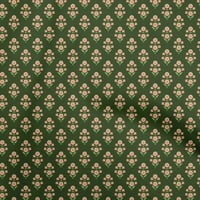 Onuone pamuk poplin tamnozelene tkanine cvjetne opseg odvajanja ispisuju šivanje tkanine sa dvorištem