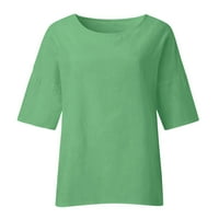 Koaiezne bluze za žene Žene Odjeća Modni majica Slijede košulje Split vrhovi rukava TUNIKA Oslobotla