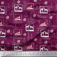 Olovka tkanine Soimoi Velvet, kuka za sidrenje i jelena životinjska tkanina od dvorišta široka