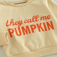 Baby Girl Boy Crewneck Dukserice Baby Gilrl Halloween Outfit Bundkin pleteni džemper Ramper odjeća