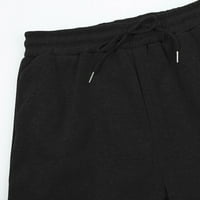 Široke pantalone za noge za žene Dno Dušenje Joggers Hlače Vježbajte visoko struku joga hlače sa džepovima
