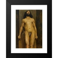 Lovis Corinth Crna modernog uokvirenog muzeja Art Print pod nazivom - Muški Nude