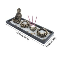 Zen Vrt držač Rkit TealightTableTop mesingani pribor za pijesak Vrtni meditacija Mini plamenik tablep