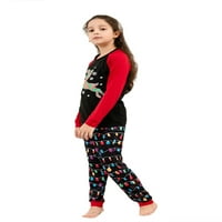 Usklađivanje obitelji pidžama Božićni setovi Xmas Reindeer Print PJS za odrasle djece pjs