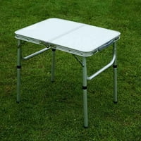 Sklopivi kamp stol prijenosni-aluminijski sklopivi piknik, sklopljeni trpezarijski stol za unutarnju vanjsku hranu