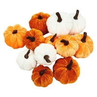 Xiaobai Velvet Pumpkin Prop Fine izrada Mekana tekstura Izabrana jeseni Halloween ukras za fotografije