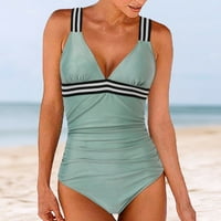 Ženska kupaći kostim WebbingTank odijela Shirred Vintage up kupaće kostime kupaći sportski upravljački