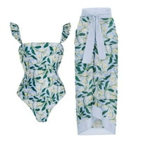 Kupaći kostimi Bikini kupaći kostimi + prikrijte dva vintage print Monokini bikini kupaći komisione